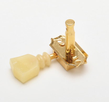 Kluson Traditional "Double-Line & Double-Ring" / Tulip / 3+3 gold MCD33G