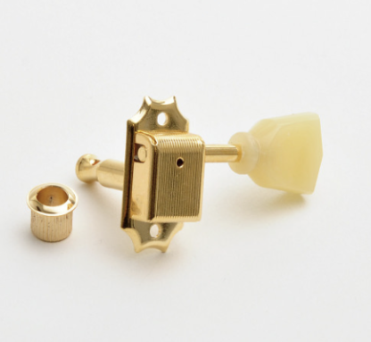 Kluson Traditional "No-Line" Tulip Tuners / 3+3 gold M3NLG