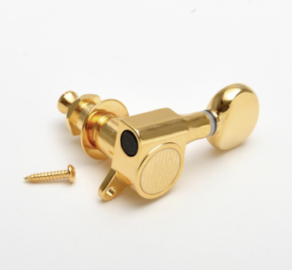 Kluson Modern "Roundback" / Oval / 6L gold