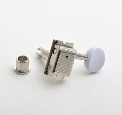 Kluson Traditional "No-Line" Tuners / 6L nickel hvid plast