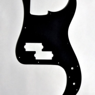 Göldo "Vintage" P-Bass-Shape Pickguard mat sort 1-lag