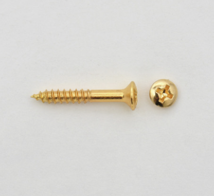 Göldo Screws / Bridge or Endpin gold