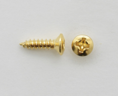 Göldo "Fender-Type" Pickguard Screws / Short gold
