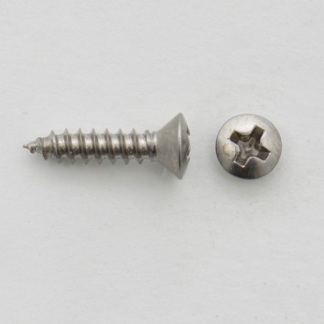 Göldo "Fender-Type" Pickguard Screws / Short rustfri. SR04N