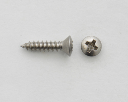 Göldo "Fender-Type" Pickguard Screws / Short rustfri. SR04N