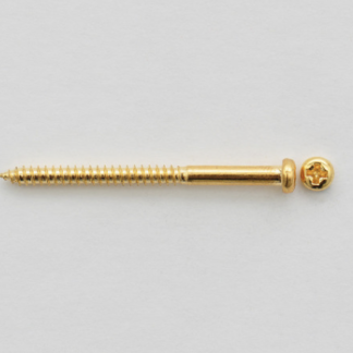 Göldo Pickup Wood Screws for Bass & P90 Pickups gold