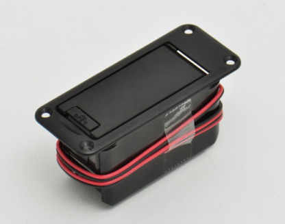 Snap In batteriboks/container for 9 volt