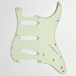 Göldo Strat-Shape Pickguard / SSS 3 lag vintage mint