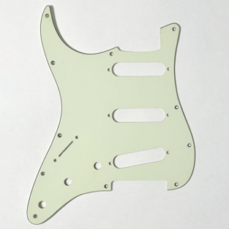 Göldo Strat-Shape Pickguard / SSS left 3 lag vintage mint
