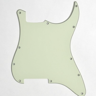 Göldo Strat-Shape Pickguard / u. huller 1 lag vintage mint