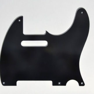 Göldo Tele-Shape Pickguard / vintage deluxe bakelit 1-lag sort. PGTBA
