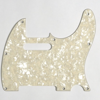 Göldo Tele-Shape Pickguard / 4 lag vintage pearloid