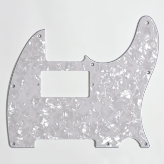 Göldo Tele-Shape Pickguard / 1 humbucker /3 lag white pearloid