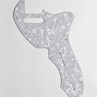 Göldo Pickguard for Tele old thinline 3 lag white pearloid