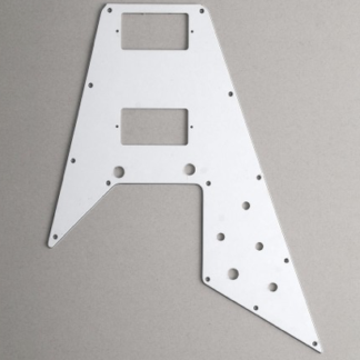 Slagplade for Flying V 3 lag hvid