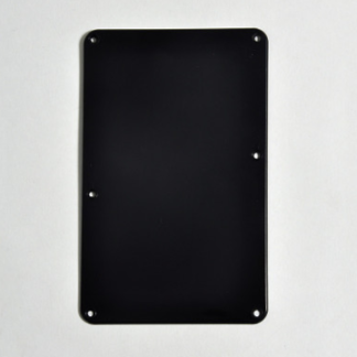 Göldo Strat-Type Cover Plate for Tremolo Pocket / 1-Layer sort lukket- PLT3B