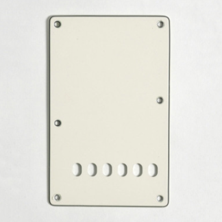 Göldo Strat-Type Cover Plate for Tremolo Pocket / 3-Layer aged white. PLT4A