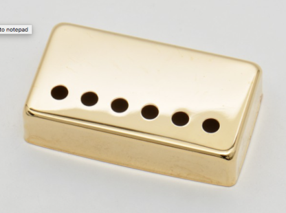 göldo 50mm spacing Humbucker Cover in Gold