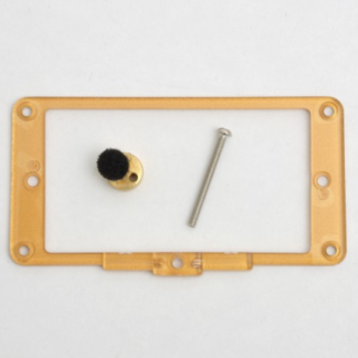 Duesenberg 3-Step Pickup Mounting Ring / Bridge Position gold plexi