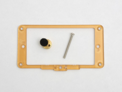 Duesenberg 3-Step Pickup Mounting Ring / Bridge Position gold plexi