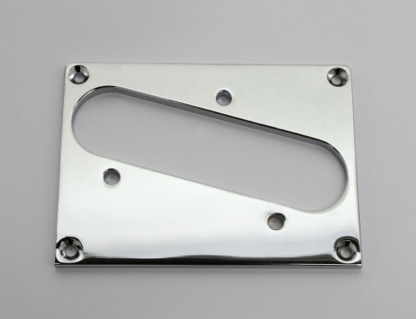 Göldo Tele-Type Pickup Frame / Bridge / Metal chrome. PLTTC