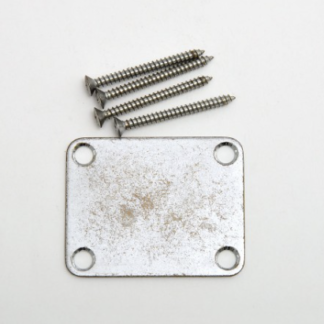 Gotoh Relic F-Type Neck Plate / Aged Chrome. GRNP1