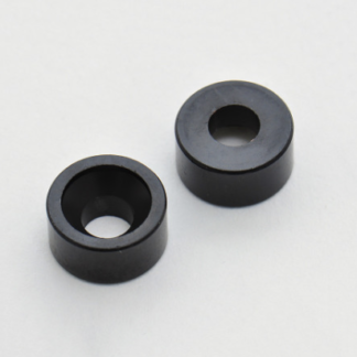 Göldo Neck Mounting Bushings / 12mm sort (12 stk)