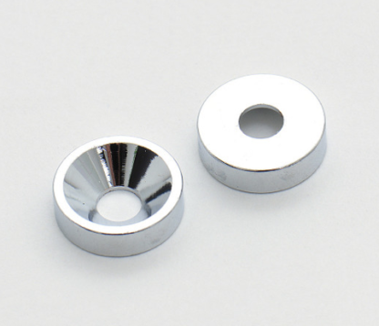 Göldo Neck Mounting Bushings / 15mm chrome (12 stk)