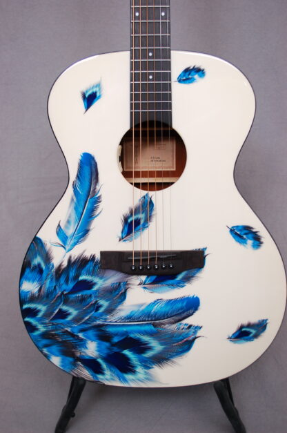 Tyma V-3E PLUM western-guitar - Image 7