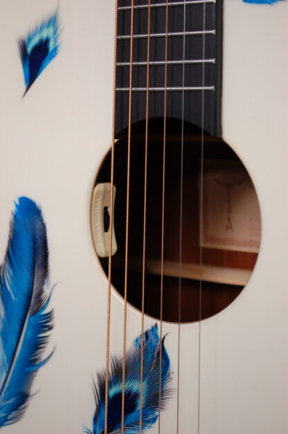 Tyma V-3E PLUM western-guitar - Image 5
