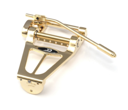 Duesenberg Diamond Deluxe Tremola / Long / Lefthand gold. TDBLLG