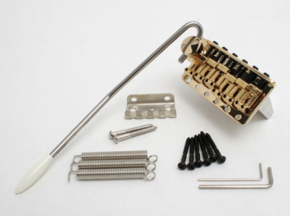 Diego Vintage Deluxe SC Tremolo / Aluminum Block gold