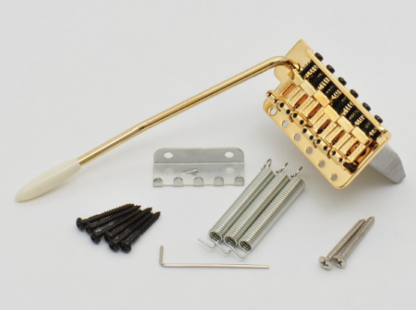 Diego Deluxe SC Tremolo / Steel Block gold