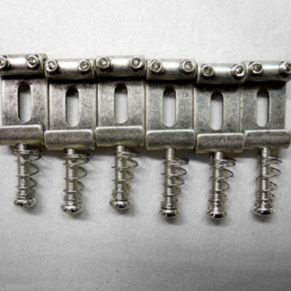 Göldo Vintage Saddles for Strat / 11mm / aged nickel