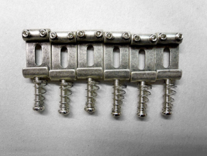 Göldo Vintage Saddles for Strat / 11mm / aged nickel