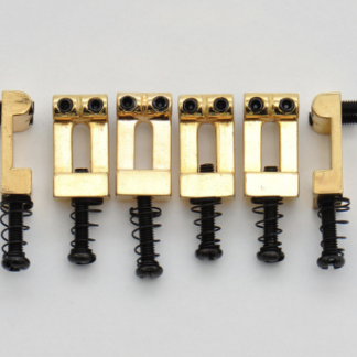 Göldo Saddles for Strat / 10,5mm / die cast gold