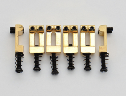Göldo Saddles for Strat / 10,5mm / die cast gold