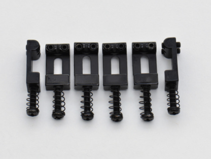 Göldo Saddles for Strat / 10,5mm / die cast black