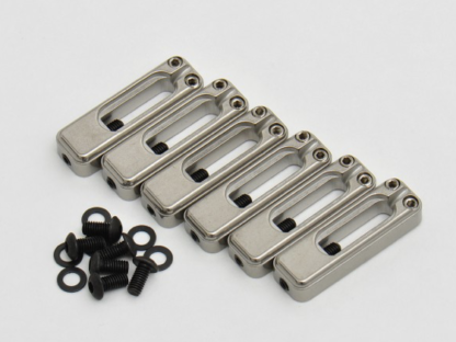 Saddle Set for Wilkinson VS100, Set of 6, satin chrome