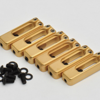 Saddle Set for Wilkinson VS100, Set of 6, satin gold