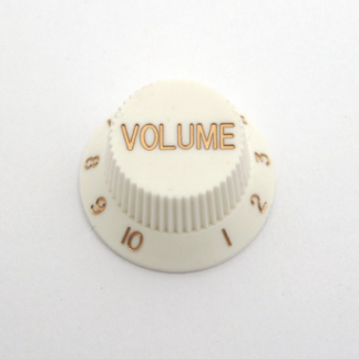 Göldo Strat-Type Potknob / Plastic / white volume