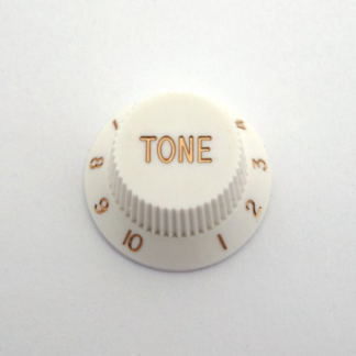 Göldo Strat-Type Potknob / Plastic / white tone