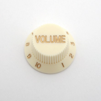 Göldo Strat-Type Potknob / Plastic / aged white volume