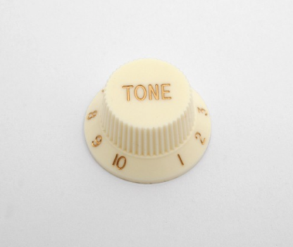 Göldo Strat-Type Potknob / Plastic / aged white tone