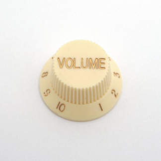 Göldo Strat-Type Potknob / Plastic / cream volume. KBSVK