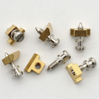 Göldo Saddles for Vintage G-Type Bridge / 6 pcs. gold