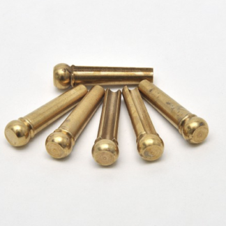 Göldo Bridge Pins (baroner) for Acoustic Guitar / Brass. HW100