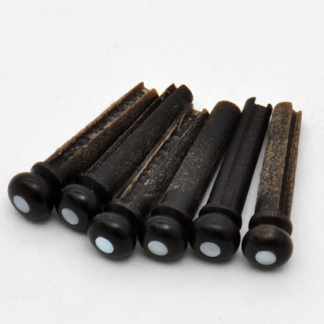 Göldo Bridge Pins (baroner) for Acoustic Guitar / Buffalo Horn. HW103