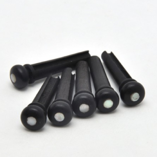 Göldo Bridge Pins (baroner) for Acoustic Guitar / Ibenholt. HW101
