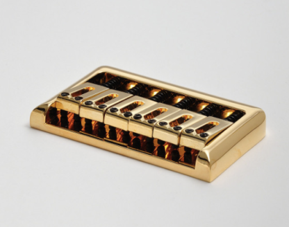 Göldo "Xtra Heavy" Hardtail Bridge / 6-String gold